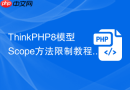 ThinkPHP8模型Scope方法限制教程