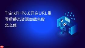 ThinkPHP6.0开启URL重写后静态资源加载失败怎么修