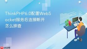 ThinkPHP6.0配置WebSocket服务后连接断开怎么排查