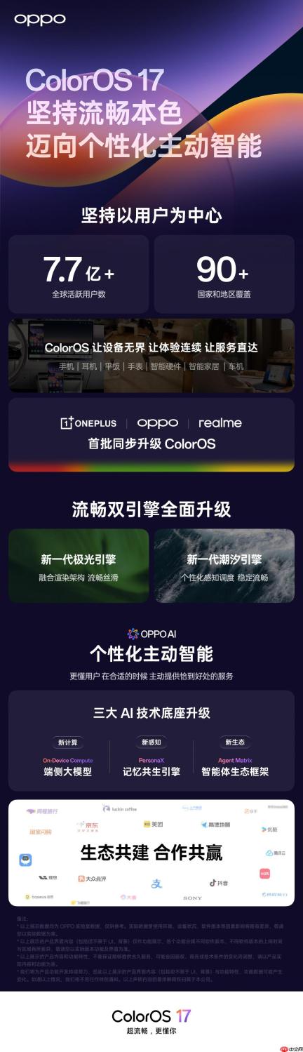OPPO ColorOS 17正式发布 双引擎大幅提升后台保活率!