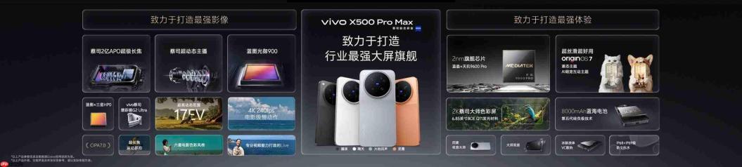 动态影像新战略开篇之作 vivo X500系列影像旗舰新品正式发布