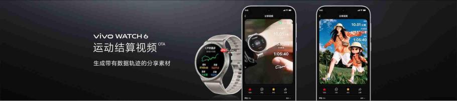 城野全能轻户外智能腕表,vivo WATCH 6正式发布,首发价999元起