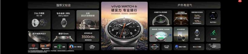 城野全能轻户外智能腕表,vivo WATCH 6正式发布,首发价999元起