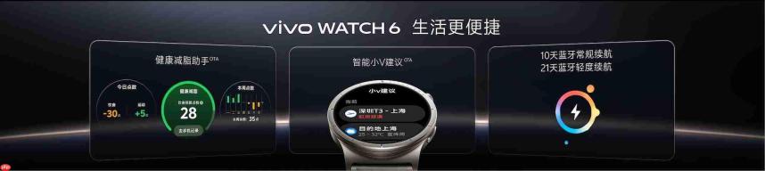 城野全能轻户外智能腕表,vivo WATCH 6正式发布,首发价999元起