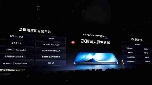 vivo X500系列正式发布!蓝图影像技术栈首发,售价5499元起
