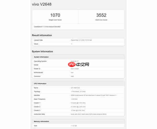 vivo V80跑分数据曝光：官方预告片确认即将发布