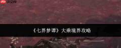 七界梦谭中大乘境界如何及攻略分享