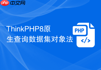 thinkphp8原生查询数据集对象法