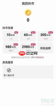 抖音充值网页版在哪