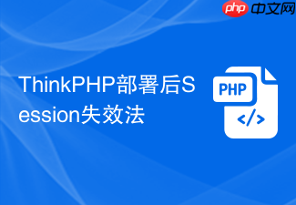 thinkphp部署后session失效法
