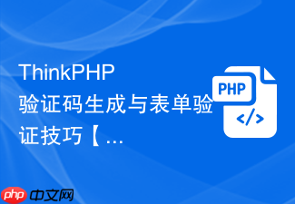 thinkphp 验证码生成与表单验证技巧【验证】