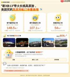 “十一”健康消费贯穿出游团聚多场景，美团：高原用氧异地订单增148.5%，儿童早矫需求增113%