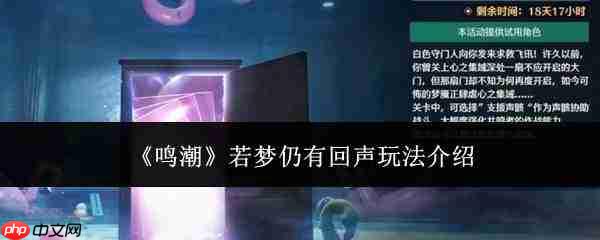 《鸣潮》若梦仍有回声玩法详解与介绍