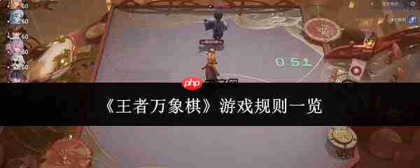 王者万象棋的游戏规则详情一览