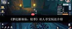 梦幻新诛仙双人寻宝玩法详解：轻松畅享双人寻宝攻略