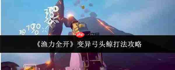 渔力全开:变异弓头鲸打法全攻略