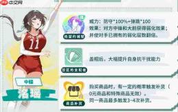 篮球少女飞跃巅峰:洺瑶角色强度如何?洺瑶角色强度解析