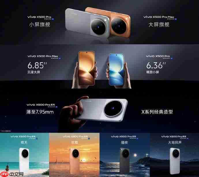 vivo X500系列正式开售:蓝图影像落地三档机型覆盖大众到专业影像需求