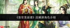 客官请进：详解沈砚辞角色如何及角色介绍