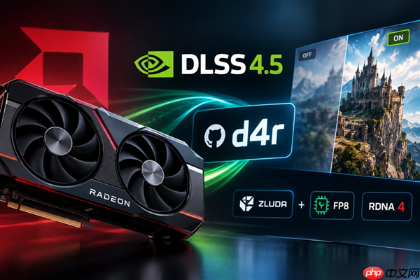 AMD显卡跑DLSS迈出第一步！开源d4r实现实验性支持