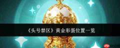 头号禁区中的黄金彩蛋位置全解析