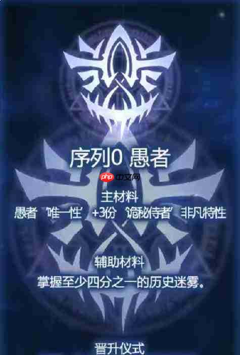 《诡秘之主》中愚者途径的晋升路线详解
