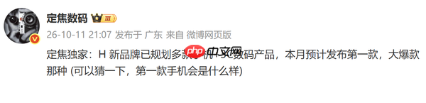 曝华为新品牌已规划多款产品 本月预计发布首款手机