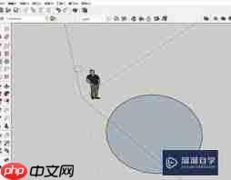 SketchUp如何绘制圆锥体