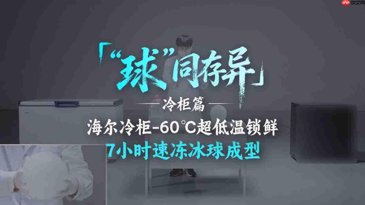 冻肉发柴营养流失?一颗冰球见证海尔冷柜速冻锁鲜