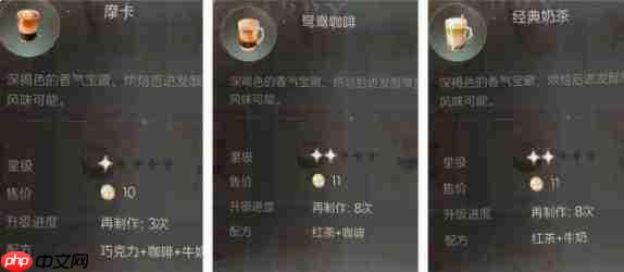 星眠料理配方全览,都有哪些料理配方