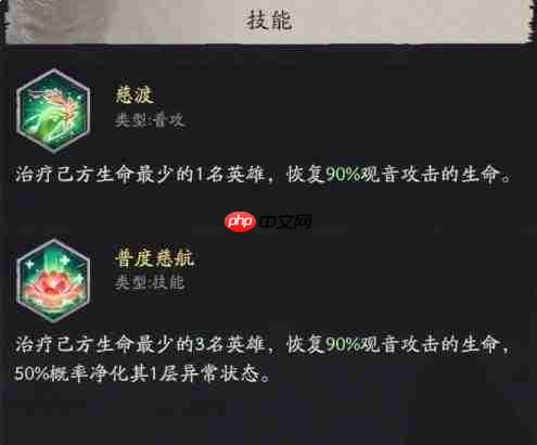 天命行者中的观音如何及介绍