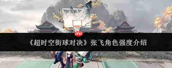 超时空街球对决:张飞角色强度如何?张飞强度解析