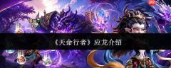 天命行者中的应龙表现如何及应龙详情介绍