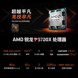 双十一攒机单通道DDR5明智搭配 锐龙7 9700X网游3A通吃战未来