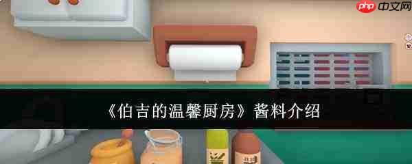 伯吉温馨厨房所用酱料是哪款及介绍