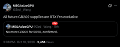 曝英伟达RTX 5090即将停产!5080 24GB版接替位置