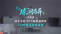 “球”同存异:同一颗冰球,海尔冷柜冻结快
