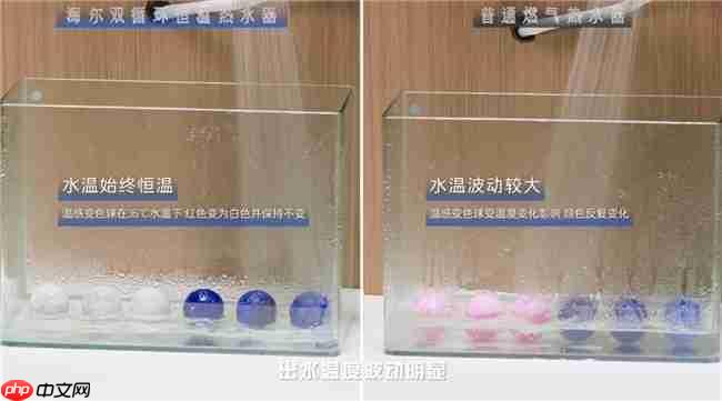 “球”同存异:同一感温球,海尔热水器颜色不变