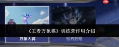 王者万象棋训练营作用解析：有何用处