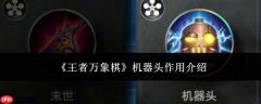 王者万象棋机器头作用详解