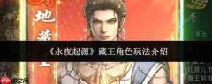 永夜起源中藏王角色玩法解析