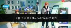 他予回声中macguffin玩法详解