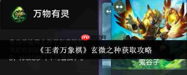 王者万象棋玄微之种获取方法,玄微之种攻略