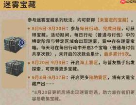 明日之后：迷雾宝藏海域玩法全解析