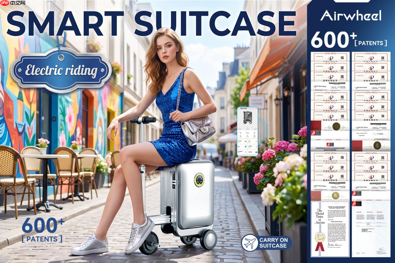 智能骑行箱(LuxuryCabin Suitcase)热度延续!爱尔威Airwheel亮相广交会