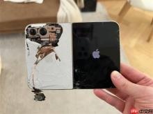 刚到手的iPhone Duo就摔碎了 后盖维修费要1598元！