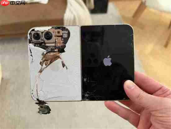 刚到手的iPhone Duo就摔碎了 后盖维修费要1598元!