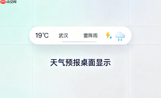 themia天气组件中文城市搜索与摄氏华氏切换方法