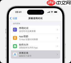 iPhone17屏幕距离怎么开启