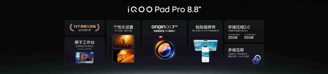 iQOO Pad Pro 8.8英寸正式发布,校园大神的电竞伙伴